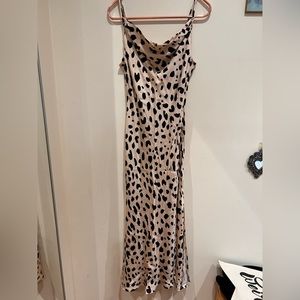 Caturday midi slip dress (Vici, size S)